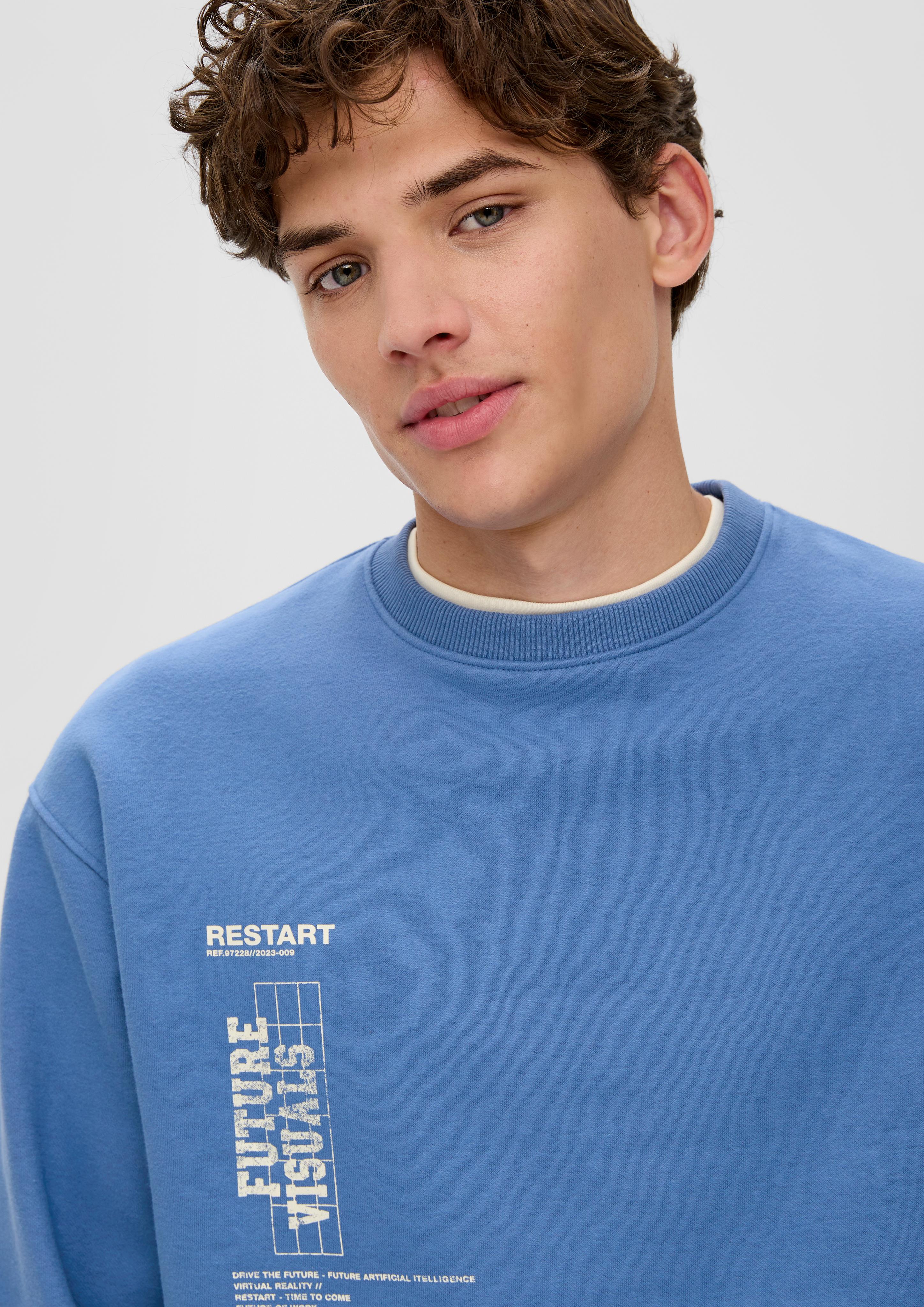 Sweatshirt mit großem Rückenprint  2135029-53D1