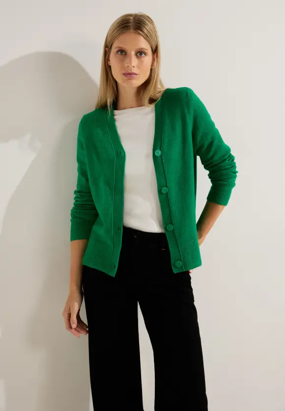 CECIL Cardigan mit Ziernähten