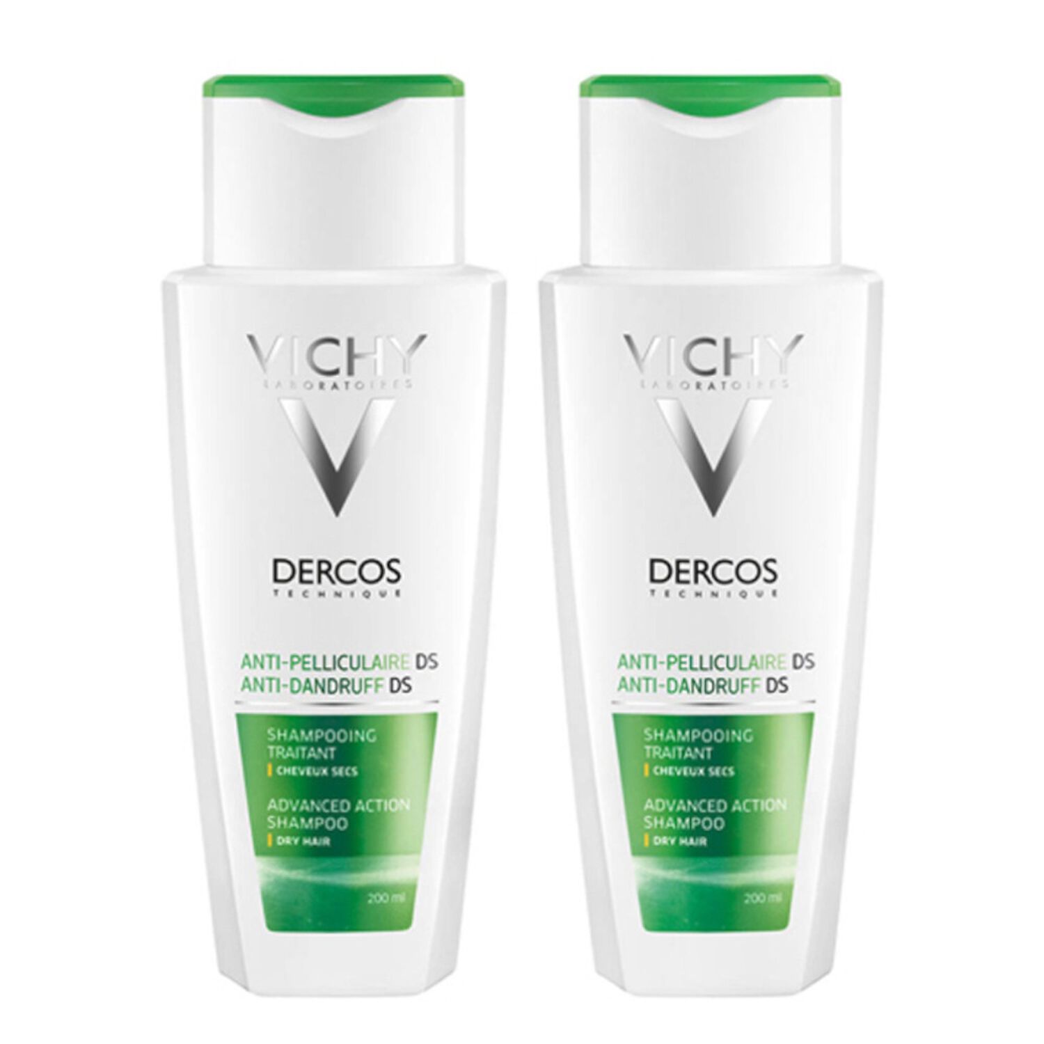 Vichy Shampooing Anti-Pelliculaire Cheveux Secs 2x 200 ml