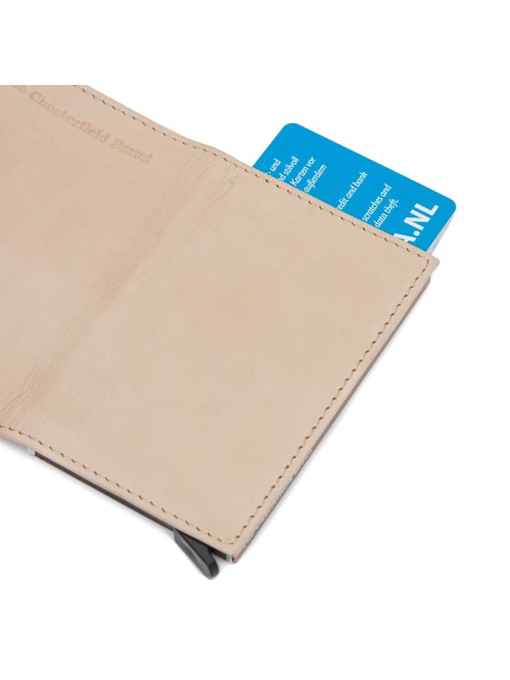 The Chesterfield Brand Iriona Geldbörse RFID Schutz Leder 7.5 cm in beige günstig kaufen onesize