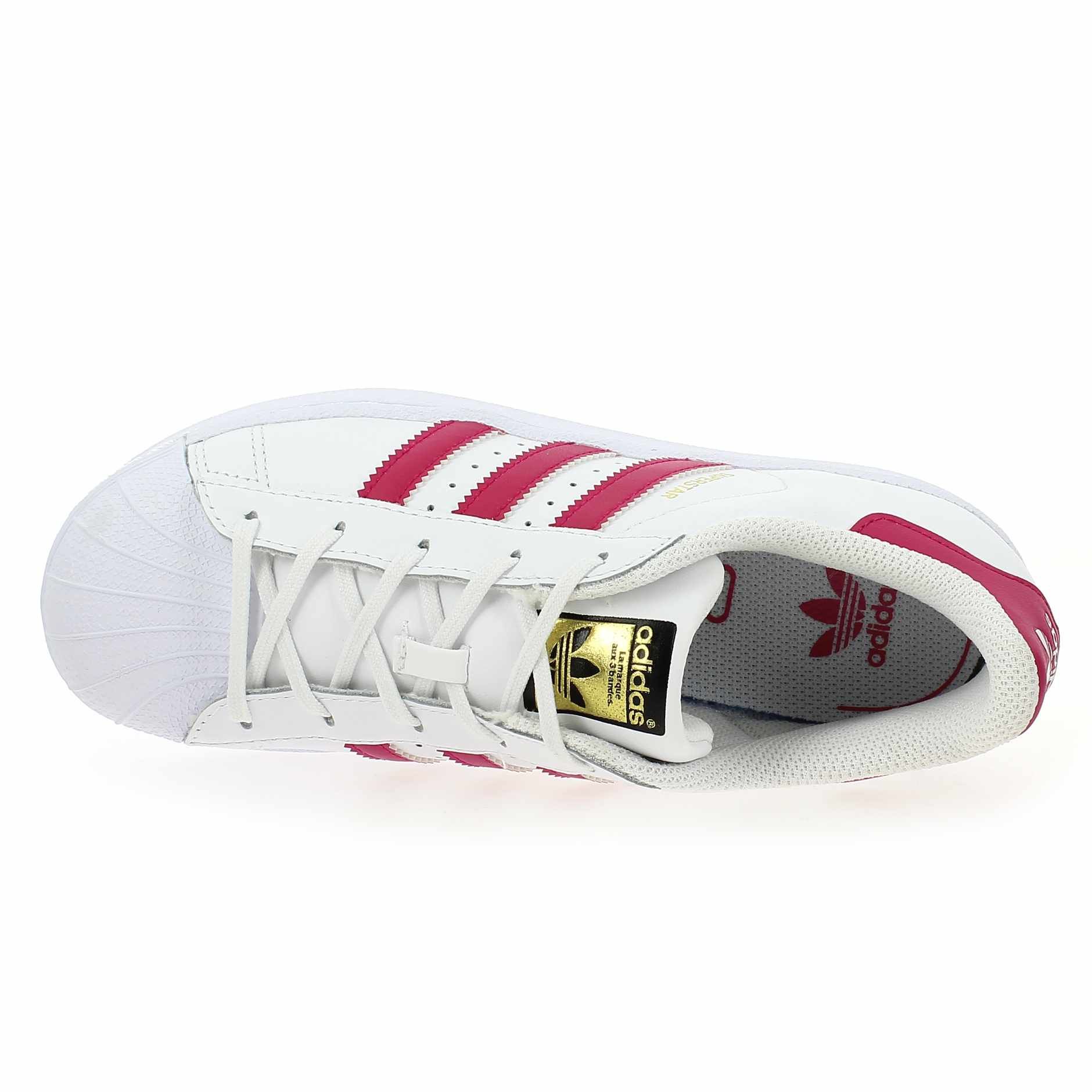 Adidas Originals  SUPERSTAR - Blanc Rose