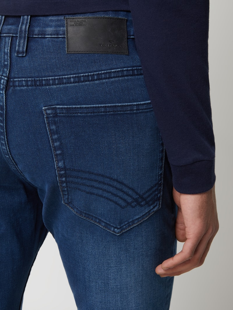 Regular Slim Fit Jeans mit Stretch-Anteil Modell 'Josh' in jeans