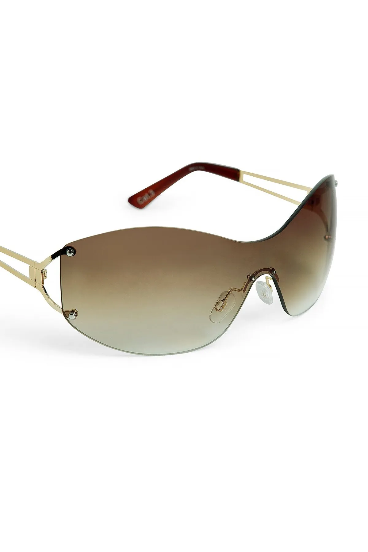 NA-KD  Ovale rahmenlose Sonnenbrille