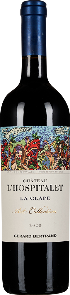 Gérard Bertrand Château l’Hospitalet Grand Vin La Clape Art Collection 2020 in Holzkiste