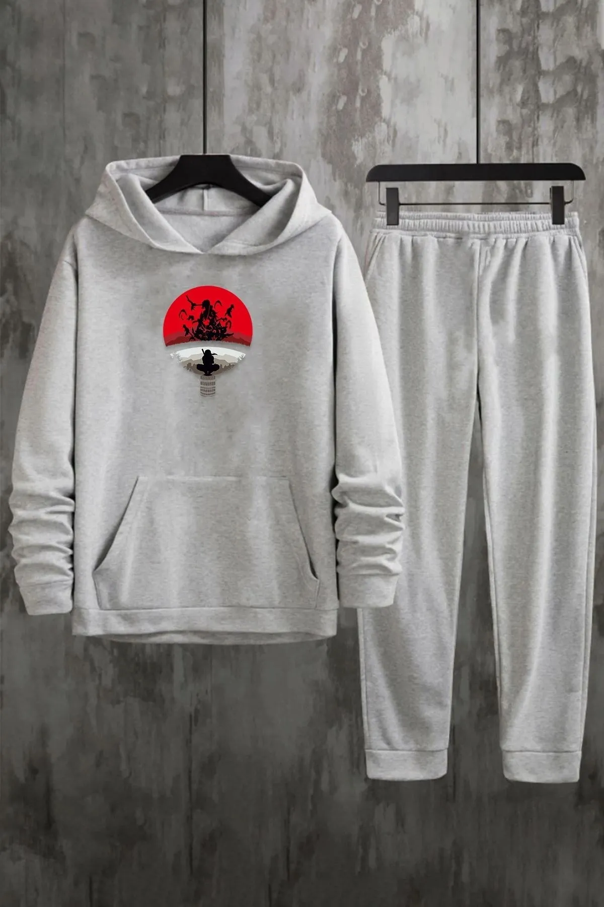 uyguntarz  Unisex-Itachi Uchiha-Trainingsanzug-Set
