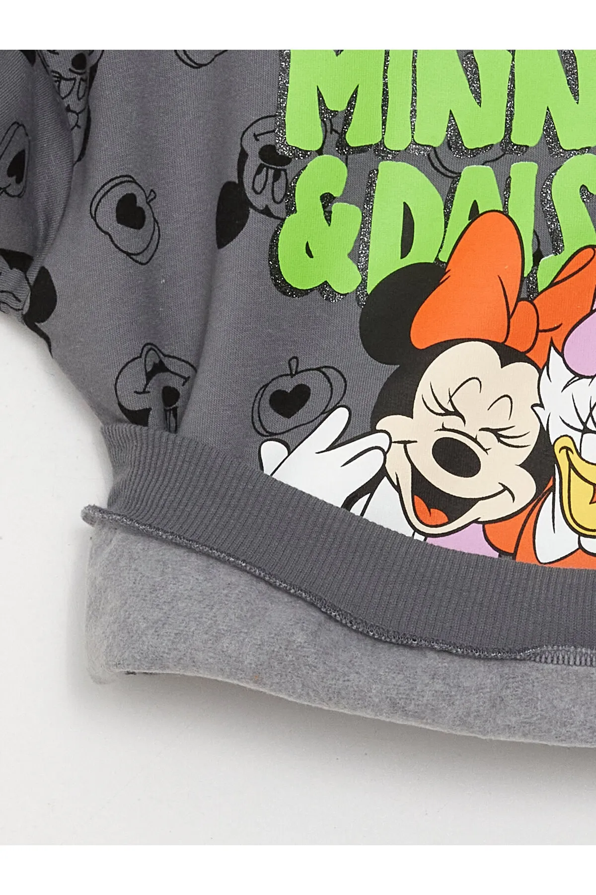 LC Waikiki  Langarm-Sweatshirt mit Rundhalsausschnitt und Disney-Aufdruck für Mädchen
