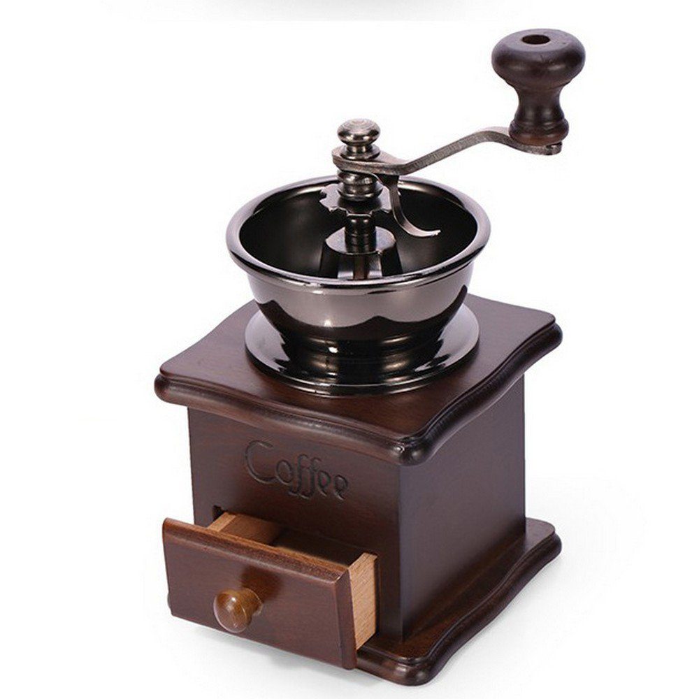 Ronner UG Kaffeemühle Manual Coffee Grinder mit Schublade Kaffeemaschine Siebträgermaschine