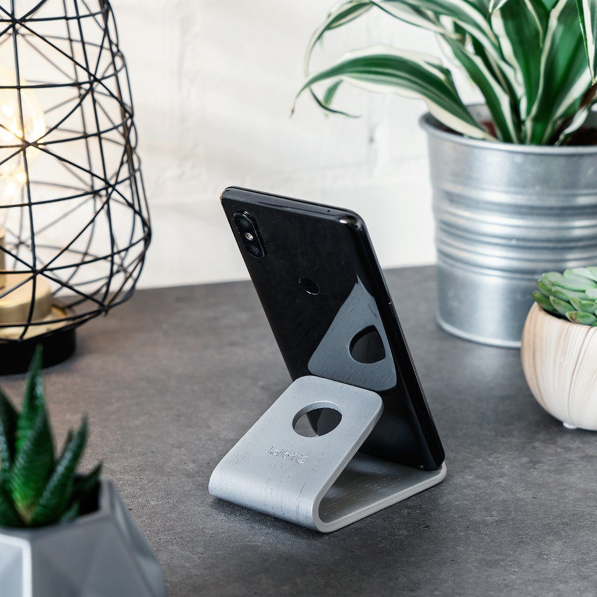 kalibri Handy Halterung - Universal Ständer f. iPhone Samsung u.a. Tablet-Ständer