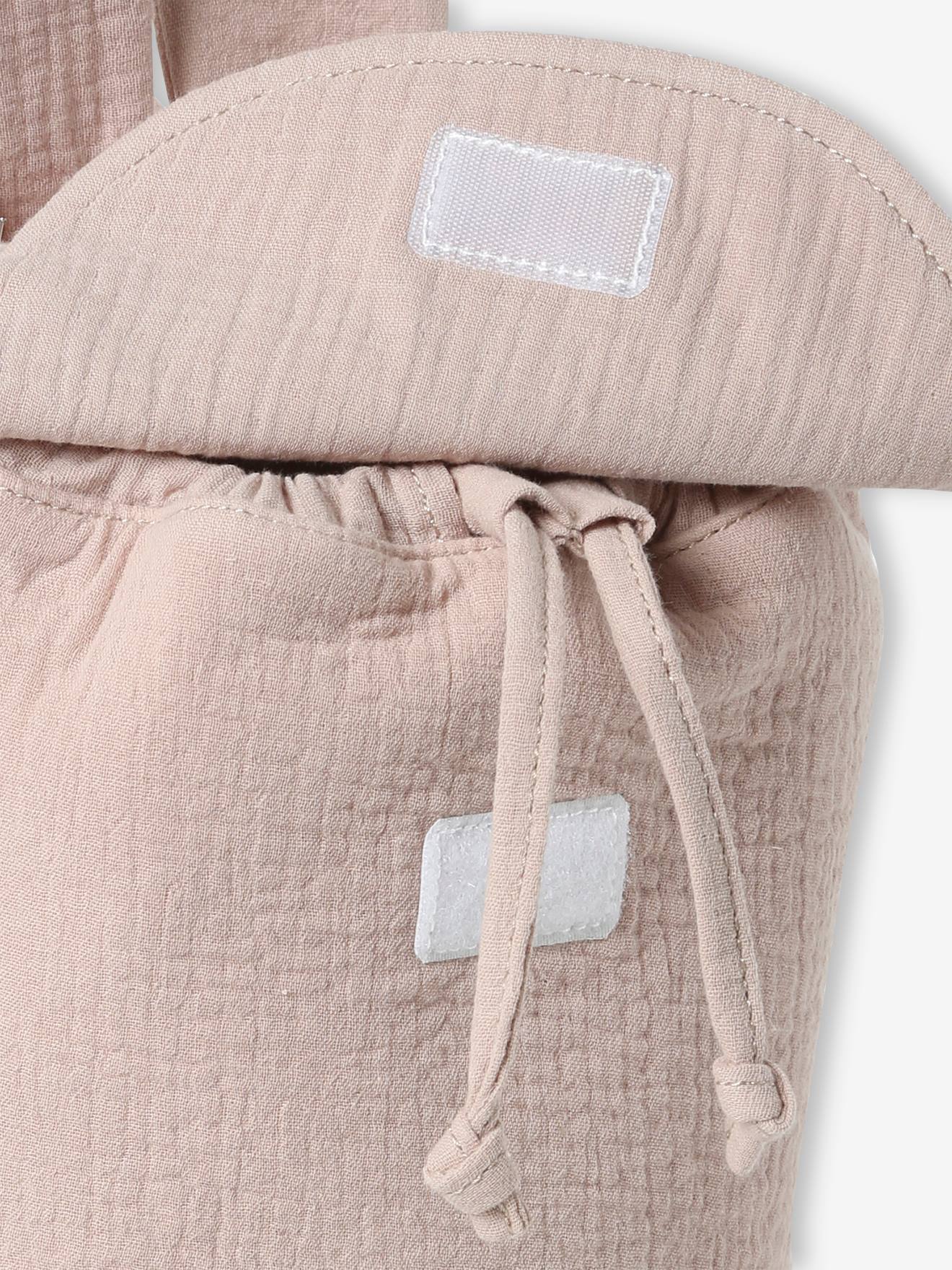 Sac à dos personnalisable en gaze de coton vieux rose