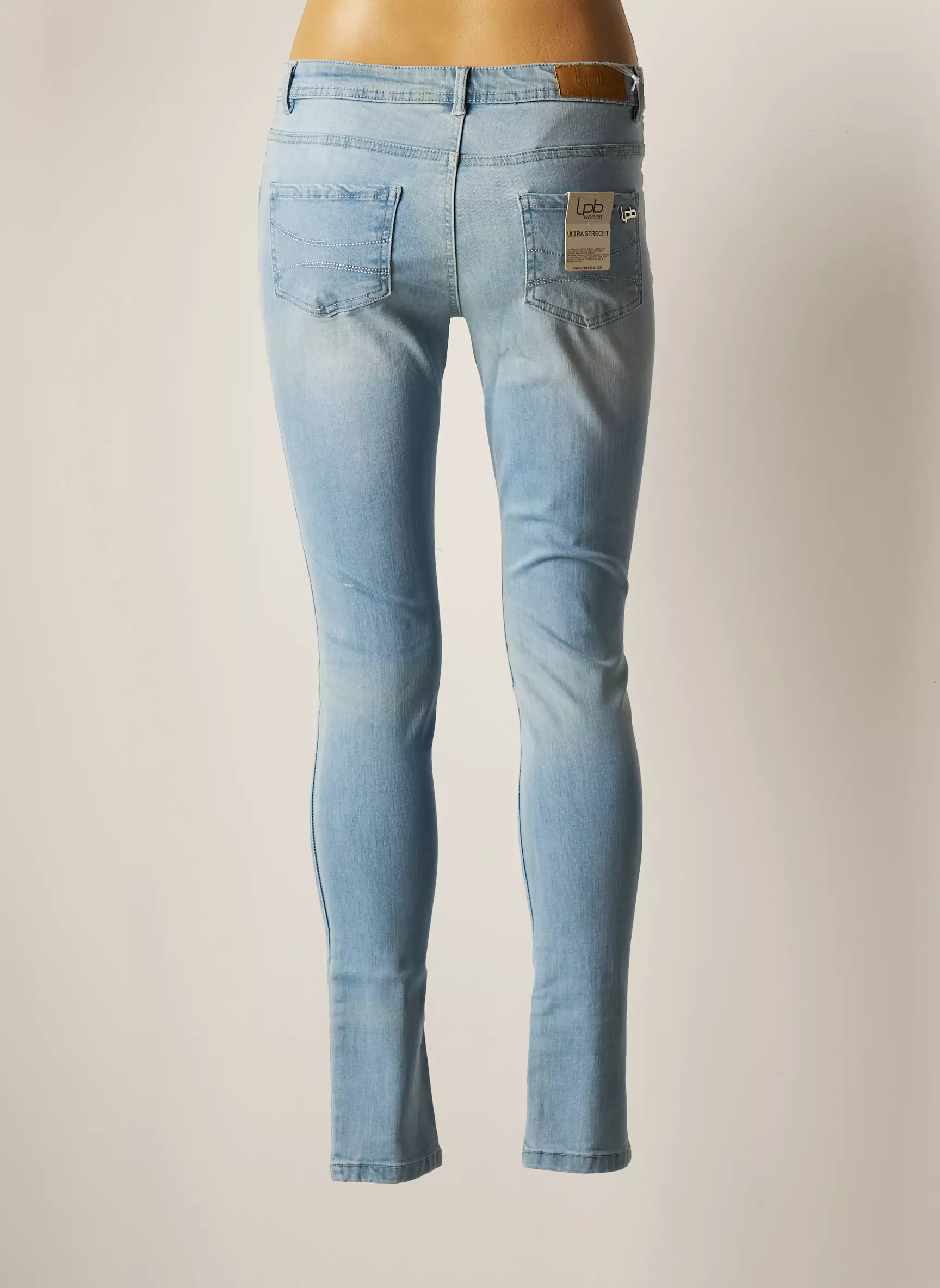 Les P Tites Bombes Jeans Skinny Femme couleur bleu