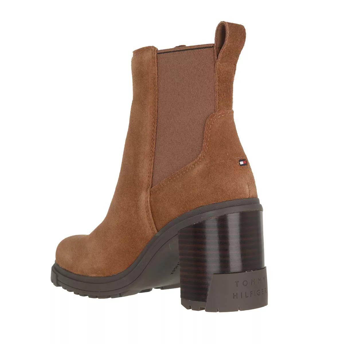 TOMMY HILFIGER Komfort Schnürer braun TH OUTDOOR HIGH HEEL BOOT