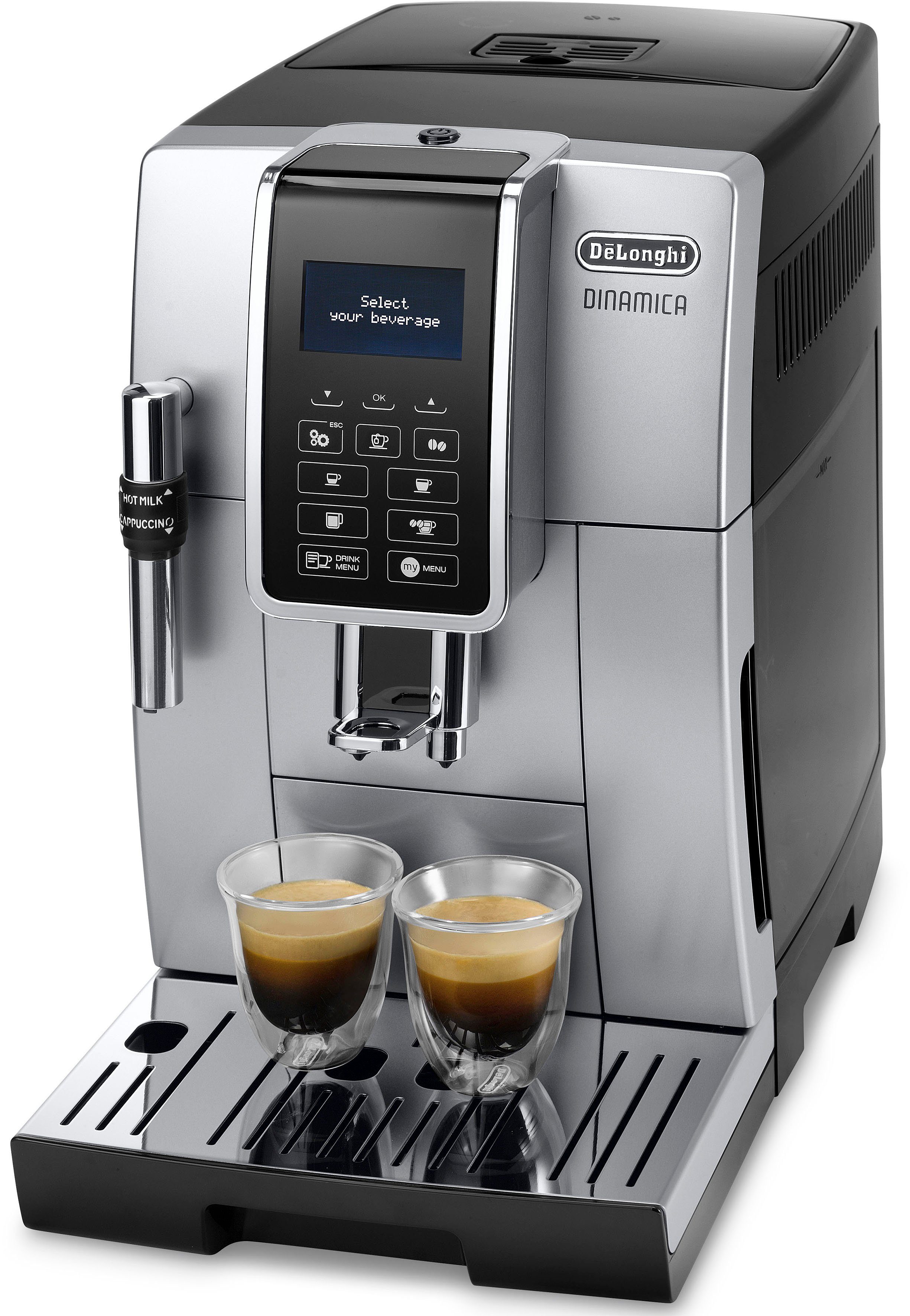 De'Longhi Kaffeevollautomat Dinamica ECAM 350.35.SB, Sensor-Bedienfeld