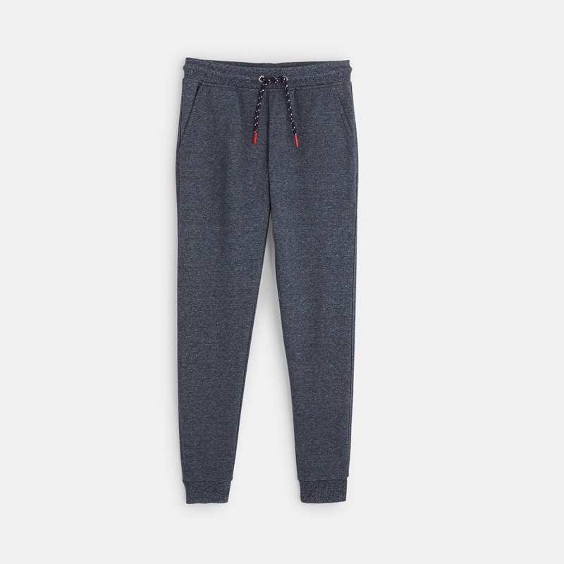 Pantalon de jogging en molleton bleu garçon