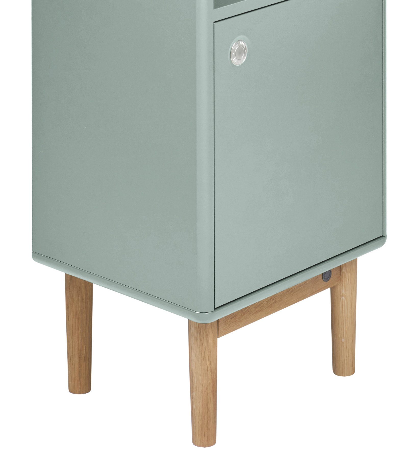 TOM TAILOR HOME Möbelfuß COLOR BATH Füße - für 40 cm Breite Hoch- und Unterschränke - Eiche, konische Form, massive Eiche, natur