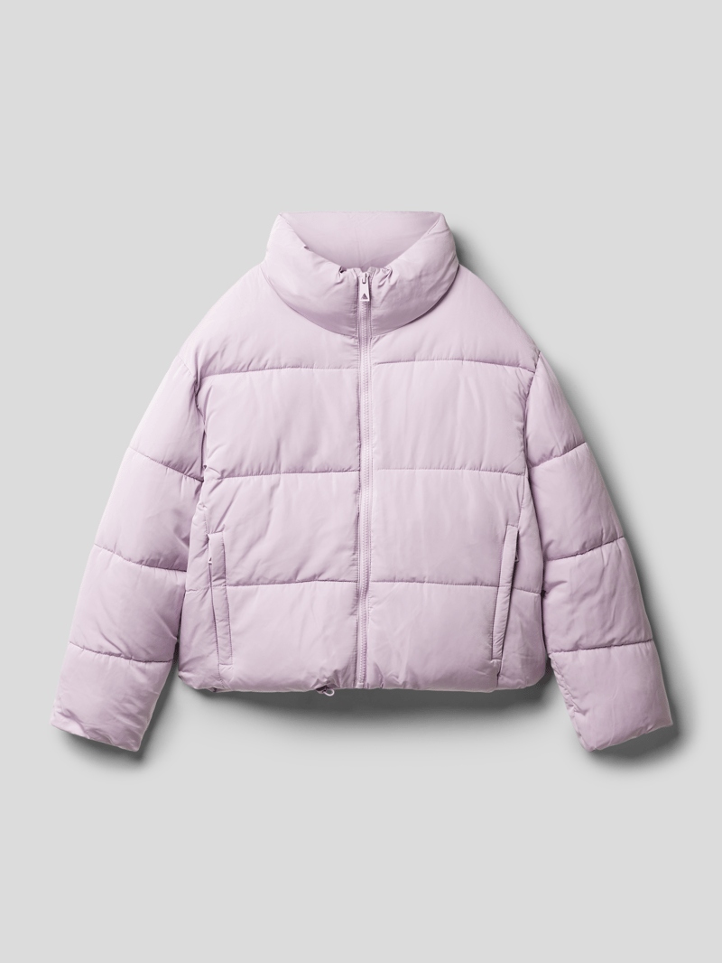 Steppjacke mit Stehkragen Modell 'charlie' in flieder