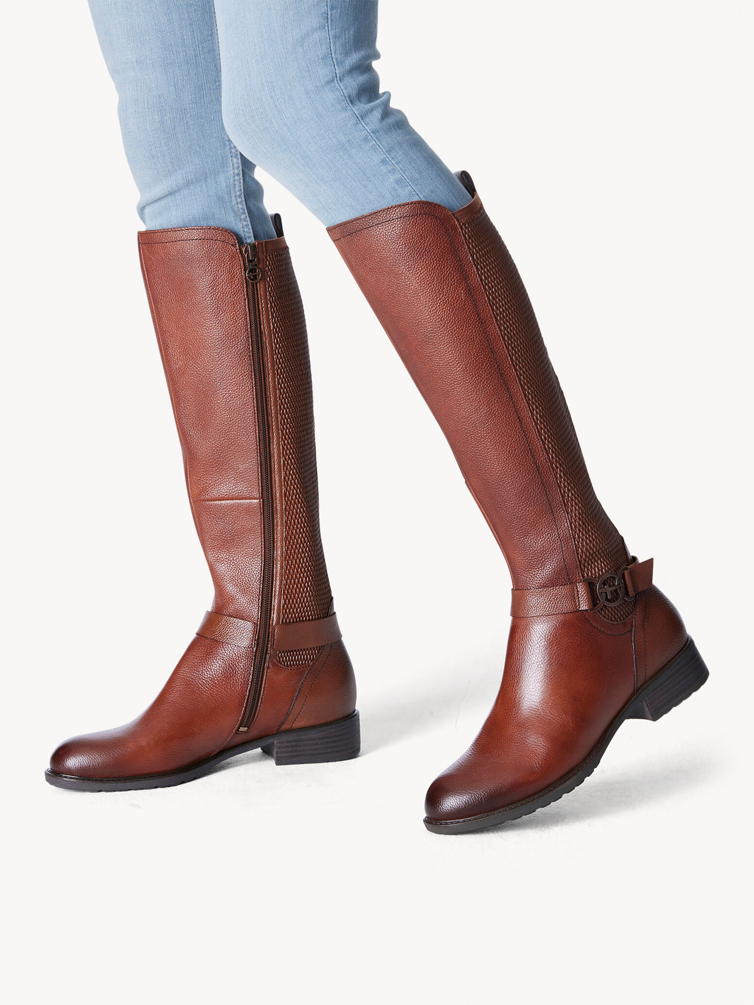 Bottes en cuir - marron