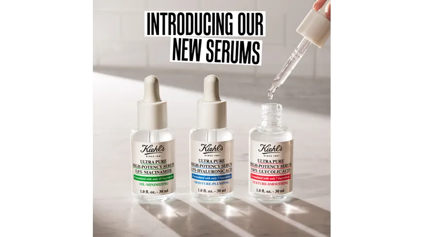 KIEHL'S Ultra Pure High-Potency Serum 9.8% Glycolic Acid 30 ml
