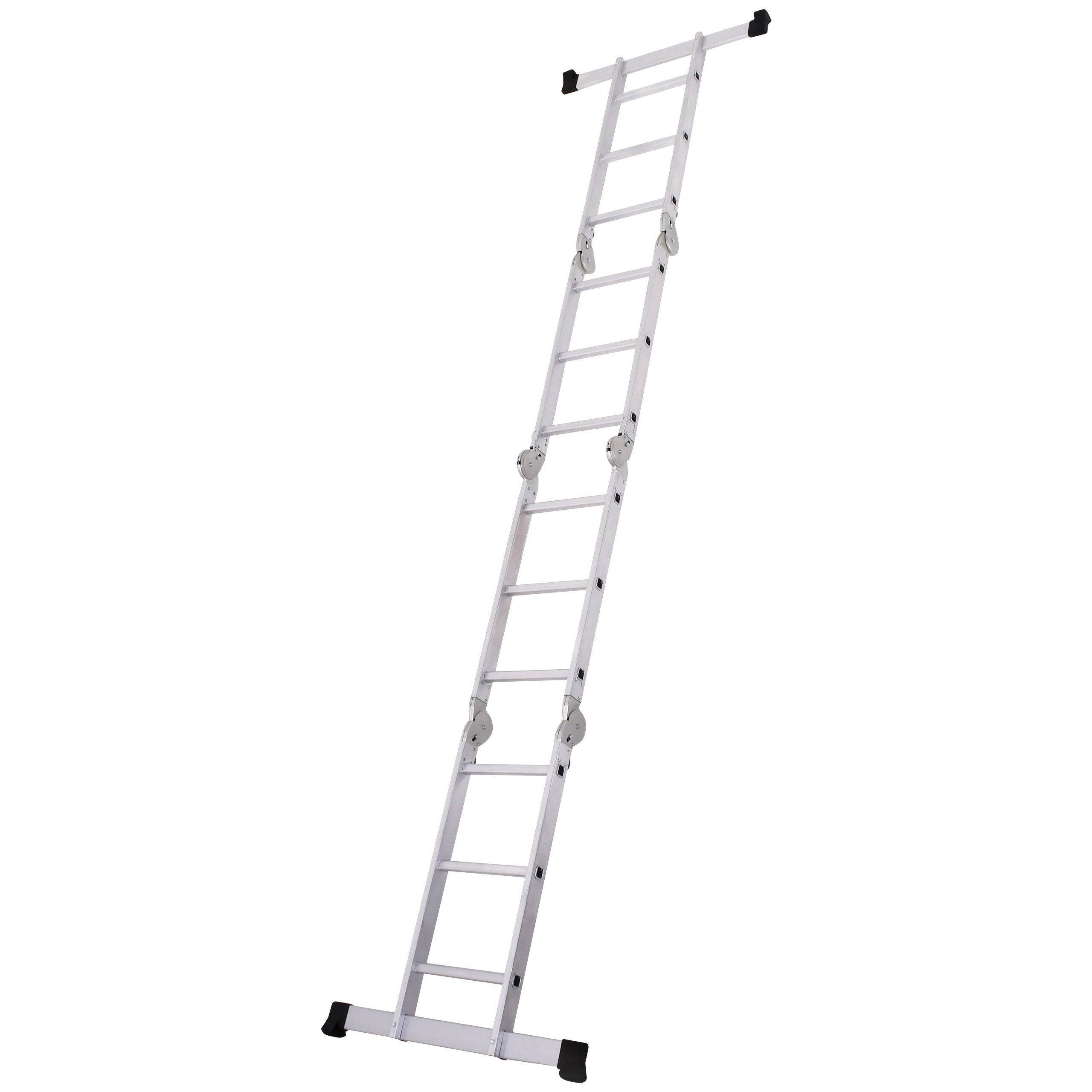 Raburg Vielzweckleiter Alu-Multi-3-Gelenk-Leiter STAGE, Aluminium, 3 x 4 Sprossen