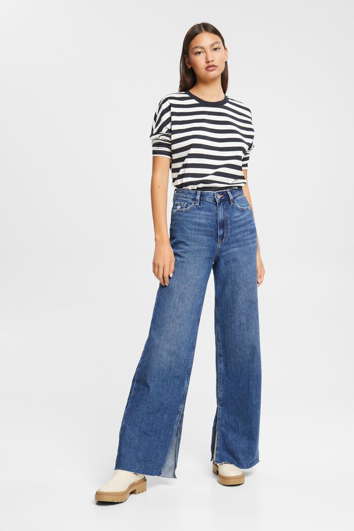 Jeans mit weitem Bein