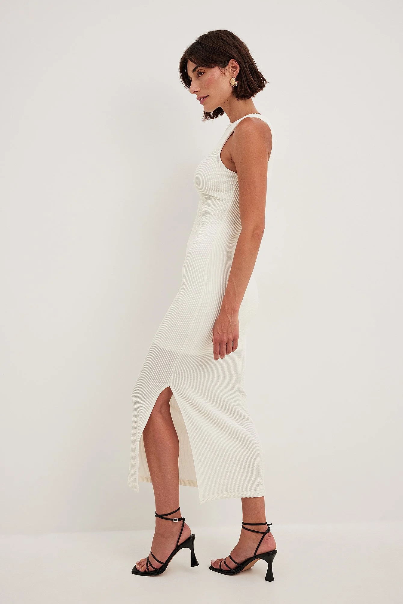 Strukturiertes Midikleid