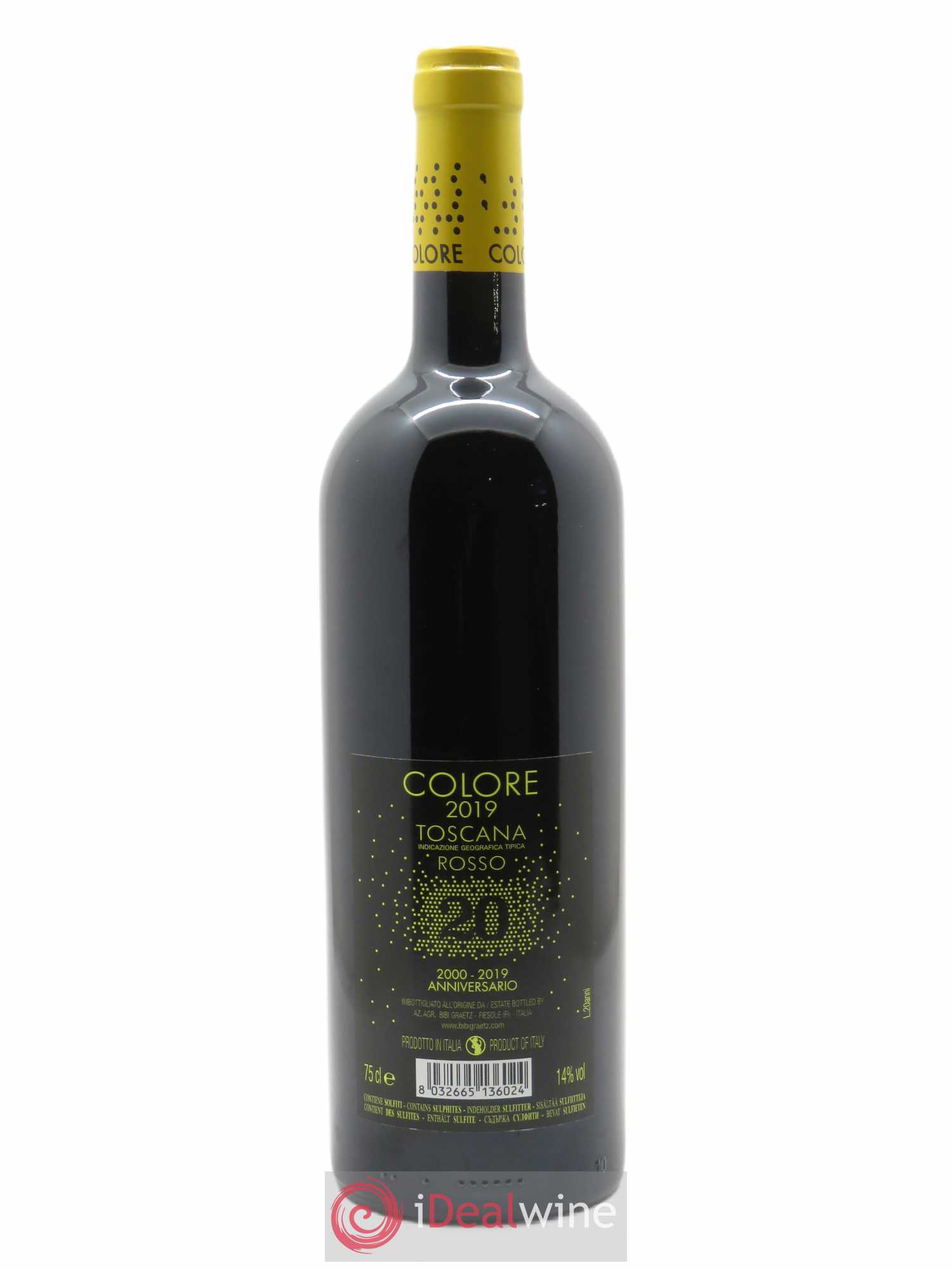 Toscana IGT Colore Bibi Graetz  2019 - Lot de 1 Bouteille