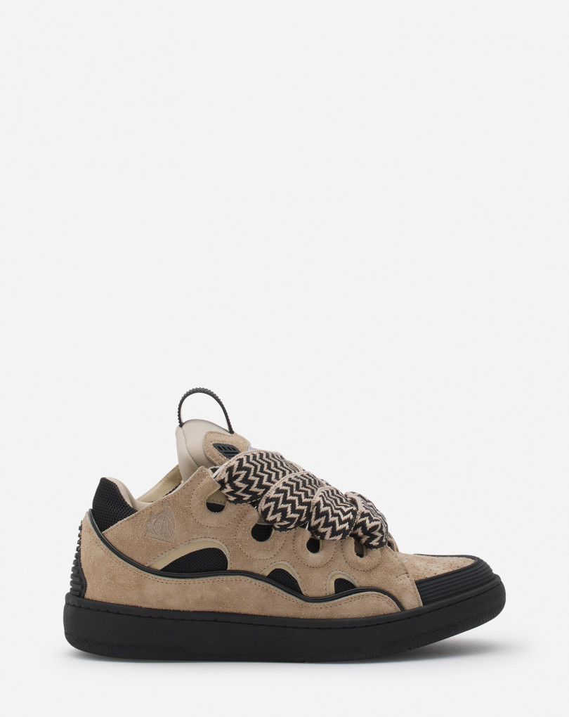 SNEAKERS CURB EN CUIR