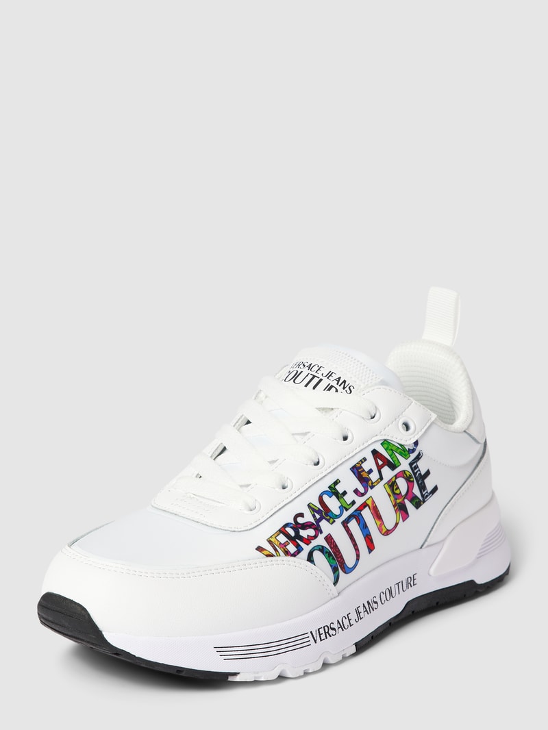 Sneaker mit Allover-Muster Modell 'DYNAMIC' in weiß