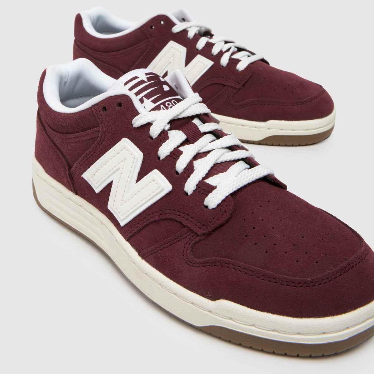 New Balance 480 bordó színű sportcipő