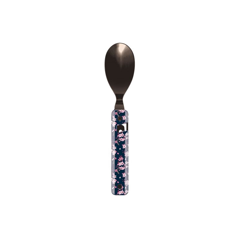 Akinod Multifunction Cutlery 13H25 Black Mirror Fleurs de Cerisier