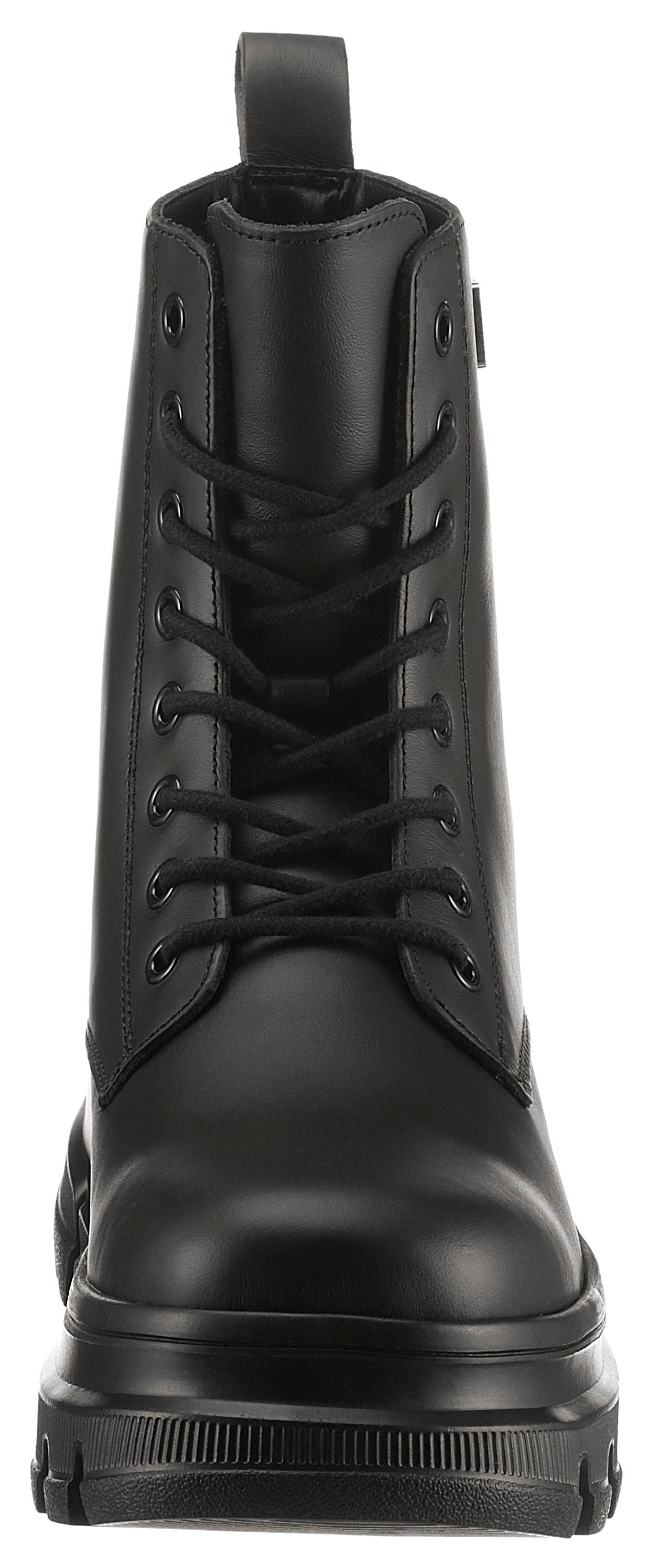 Tommy Jeans TJW CHUNKY LEATHER BOOT Schnürboots mit Marken-Logo