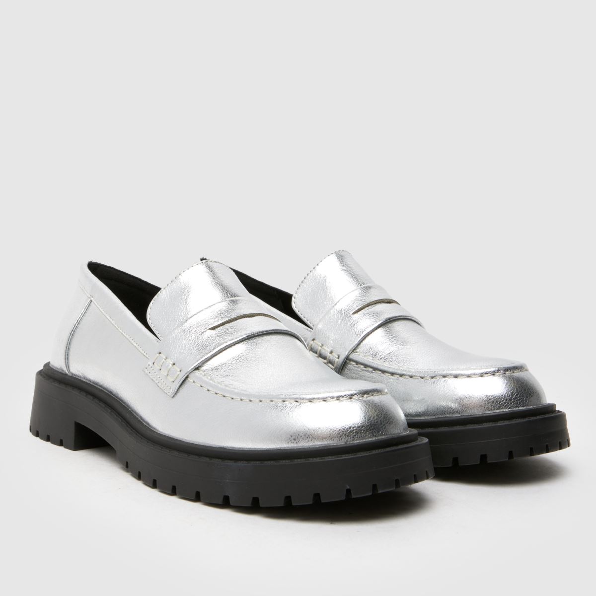 Schuh ezüst Lainey mokaszin lányka ifjúsági cipő