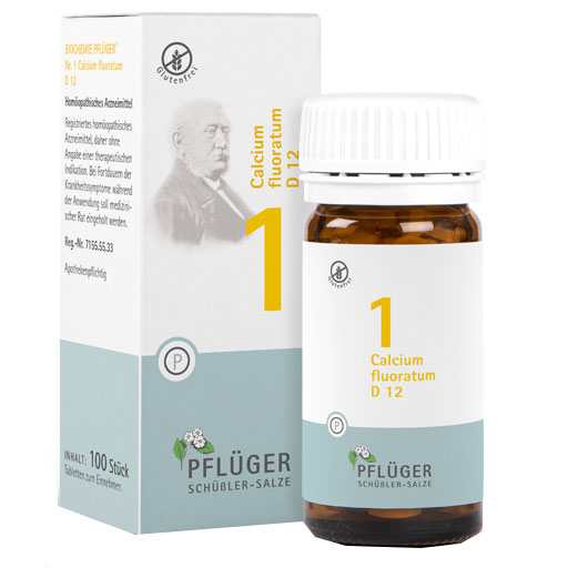 BIOCHEMIE Pflüger 1 Calcium fluoratum D 12 Tabl.  100 St  Tabletten