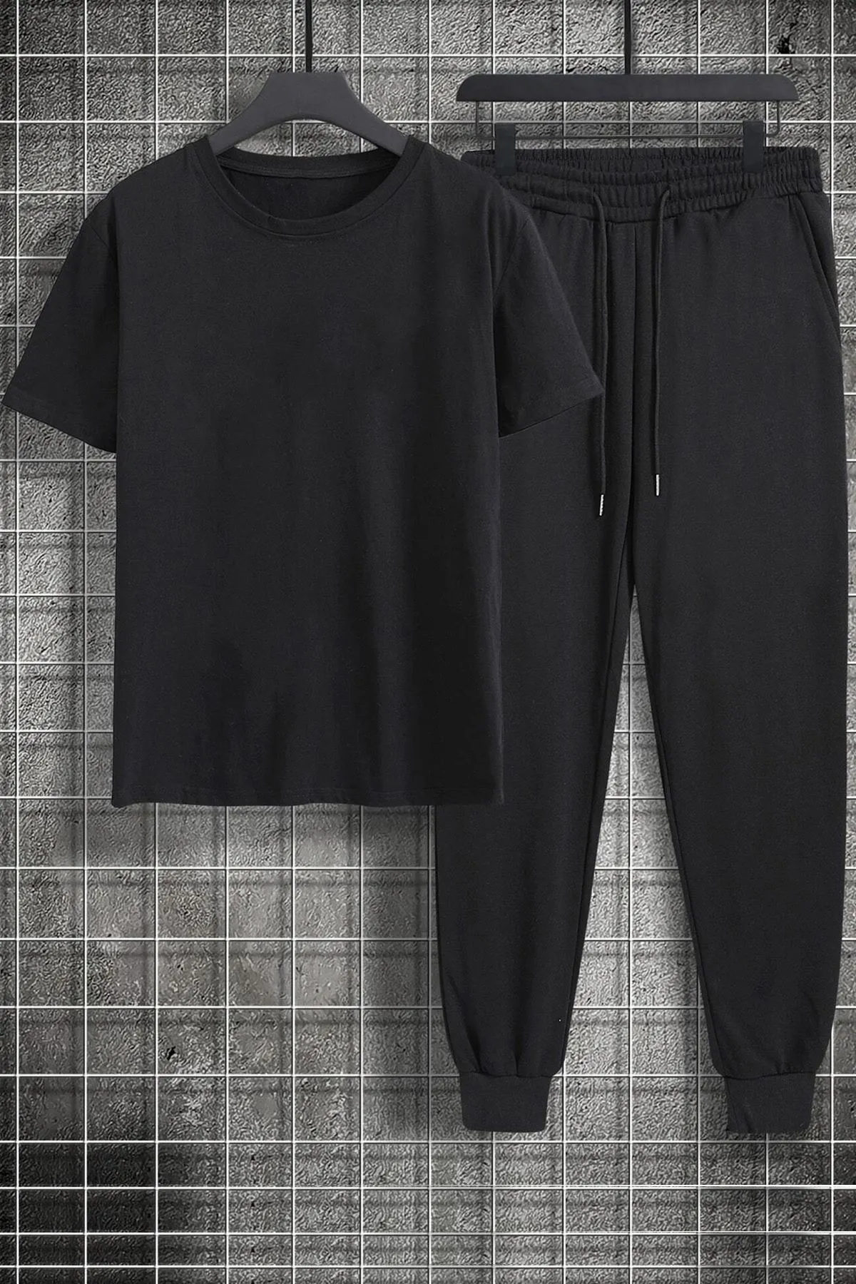 uyguntarz  Zweiteiliges Unisex-Trainingsanzugset mit Lightning-Print