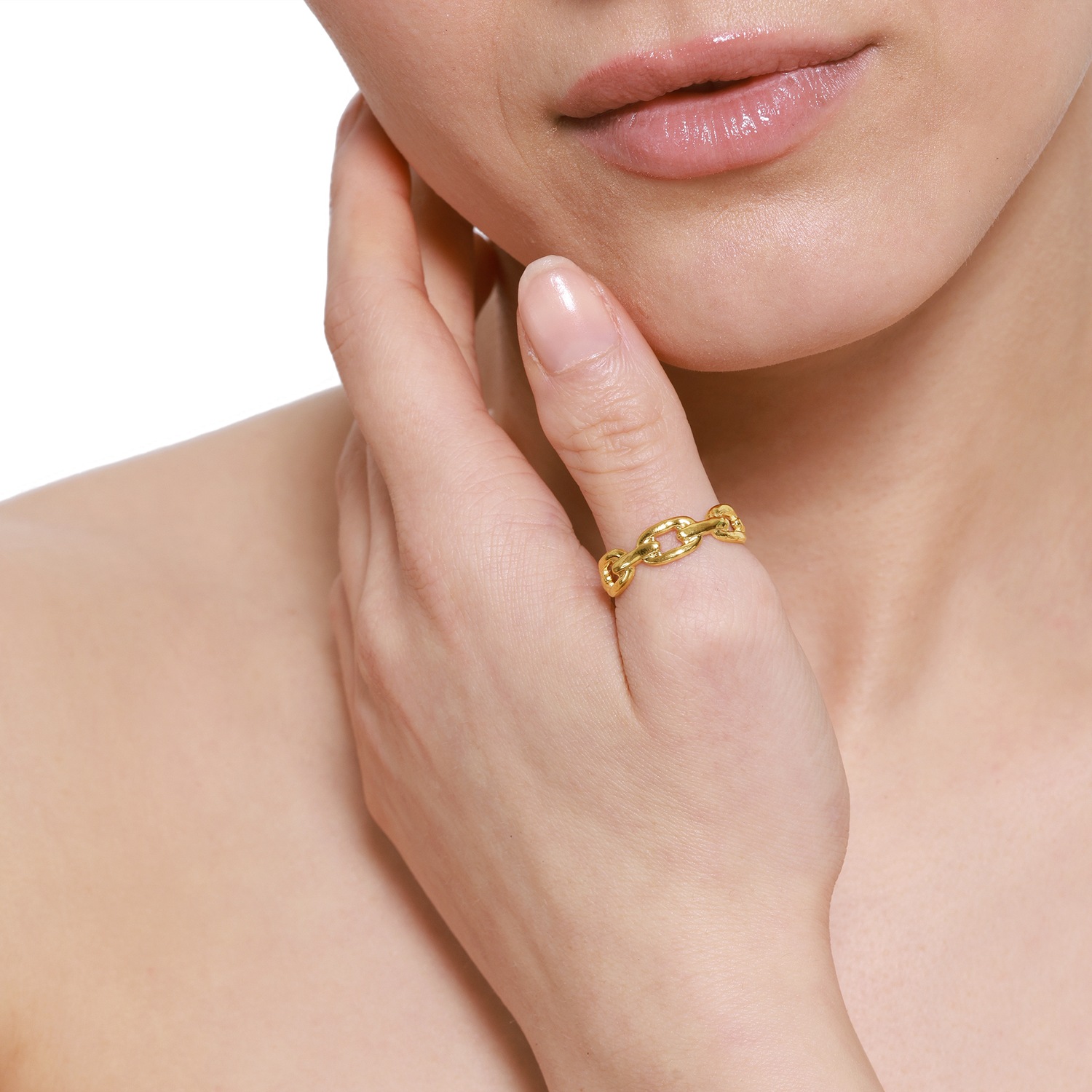 Anillo Heideman Rubri, color oro