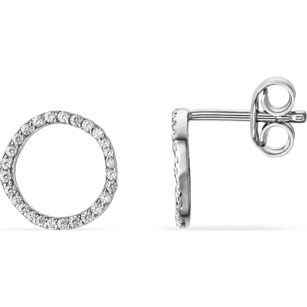 FAVS Boucles d'oreilles à fermoir à poussette 925 Argent Boucles d'oreilles