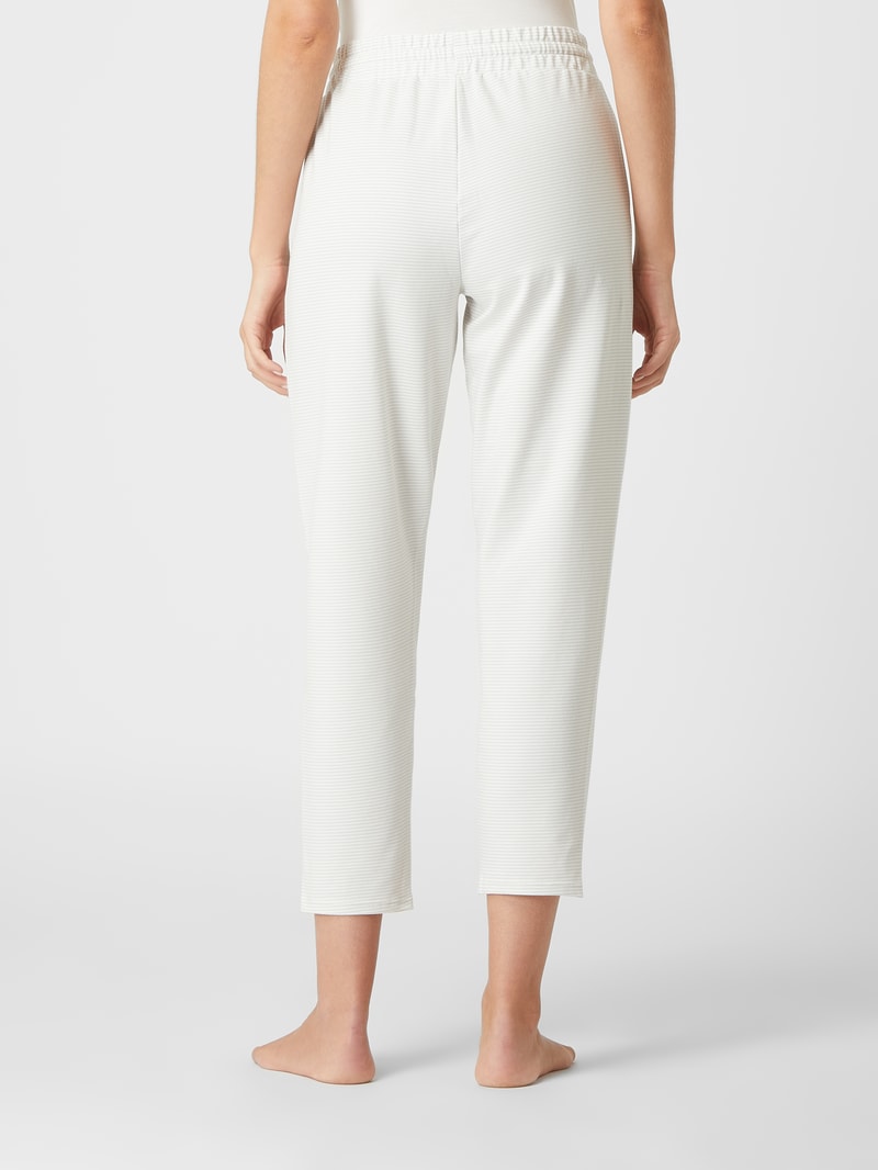 Pyjama-Hose mit Eingrifftaschen in hellgrau meliert