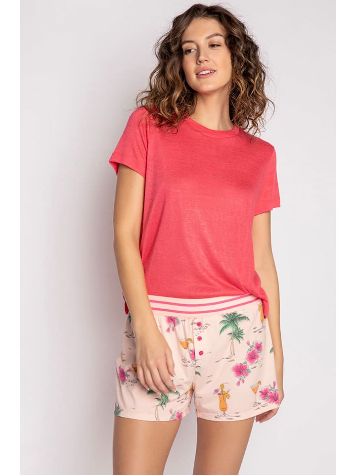 PJ Salvage Pyjama-Shorts in Rosa günstig kaufen