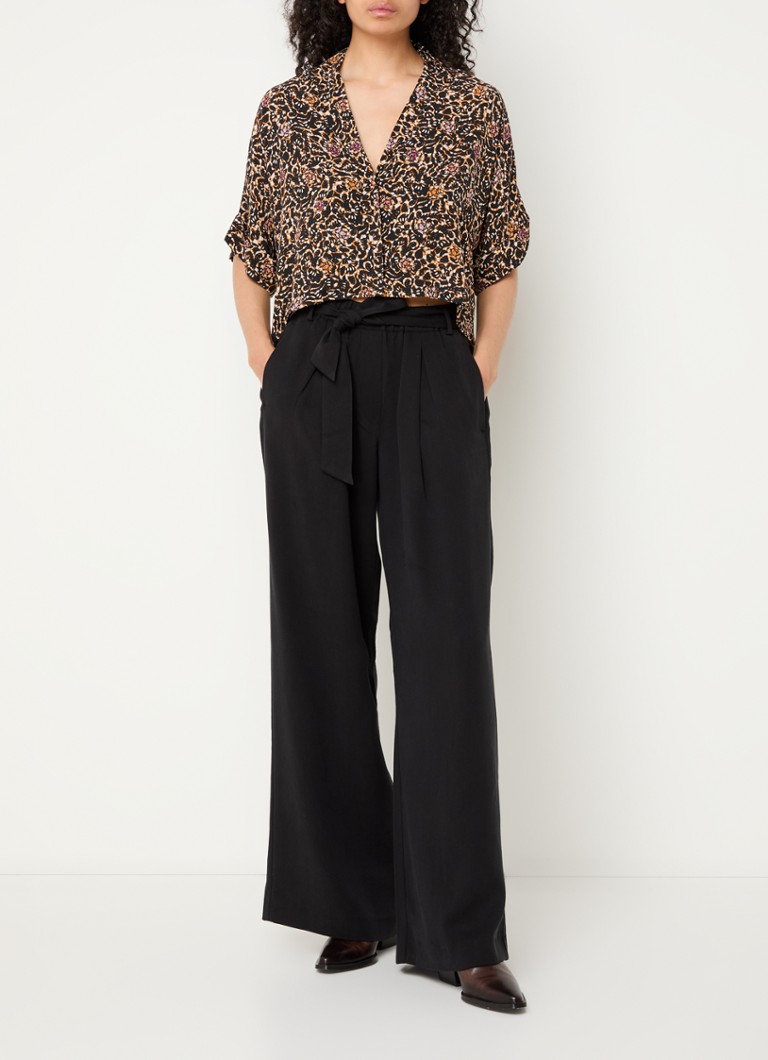 Camicetta corta oversize con stampa di Sessùn Cochi
