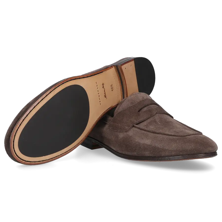Henderson - Loafer CAPRI Veloursleder - braun