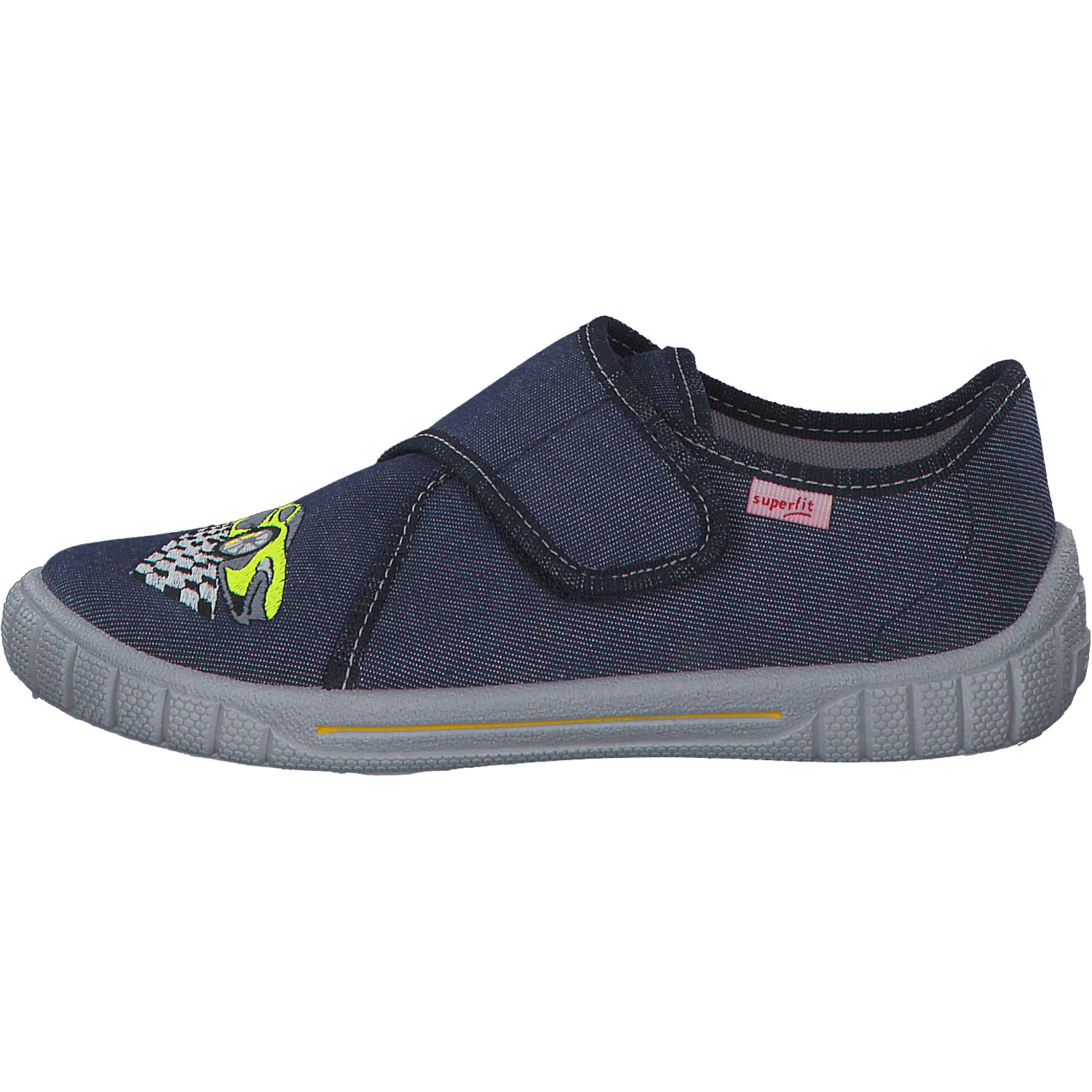 Superfit BILL 00271, Hausschuhe, Kinder, Blau (Auto)