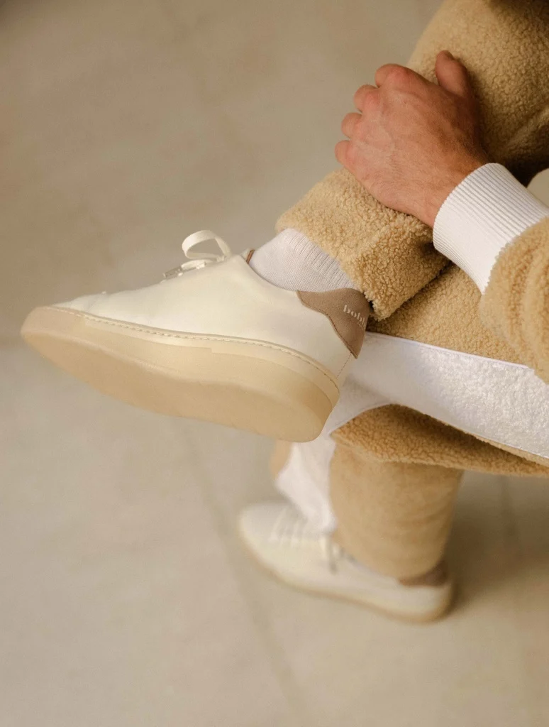 Shaun - Blanc Cassé & Taupe Lin