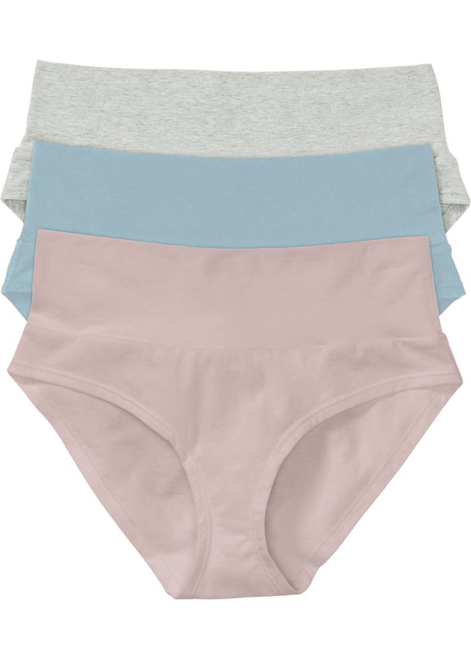 Umstandspanty mit Bio-Baumwolle (3er Pack)