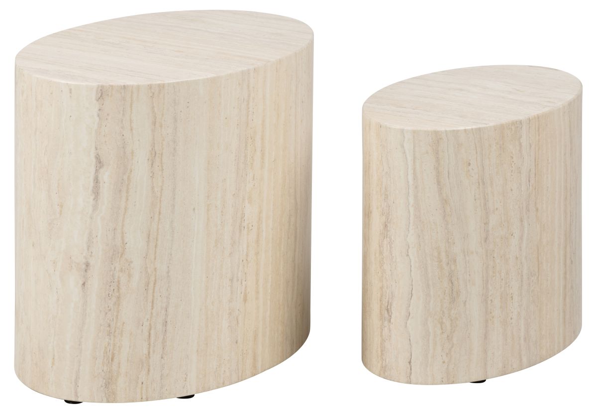 Couchtisch-Set Mice Travertin