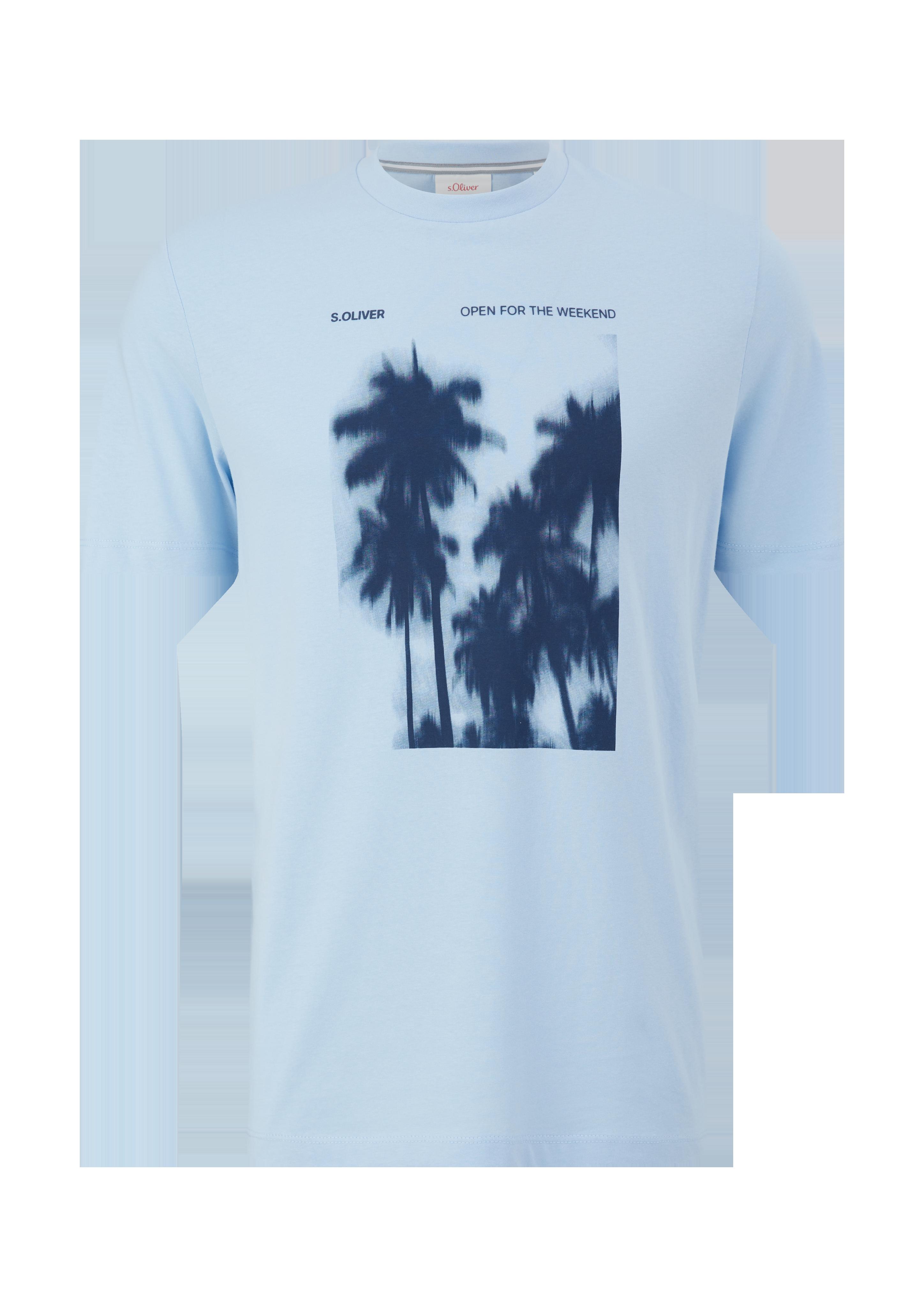 Baumwollshirt mit Frontprint  2131368-50D1