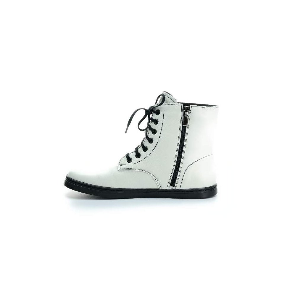 Peerko Go White Barfuß-Stiefeletten
