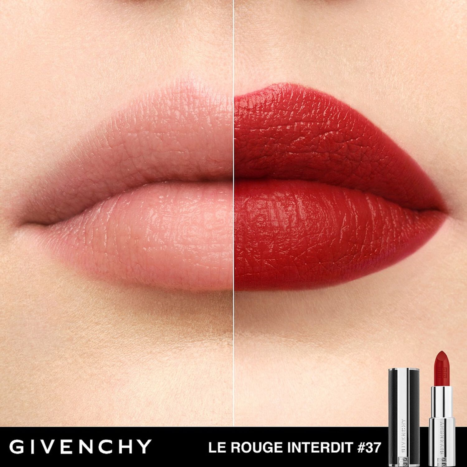 Givenchy Le  Rouge Interdit Intense  Silk Recharge Rouge à Lèvres