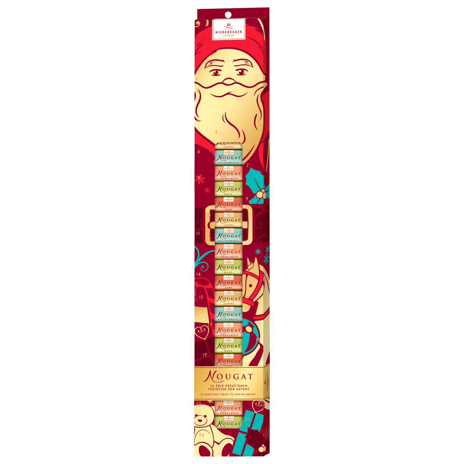 Niederegger Nougat Adventskalender 300g