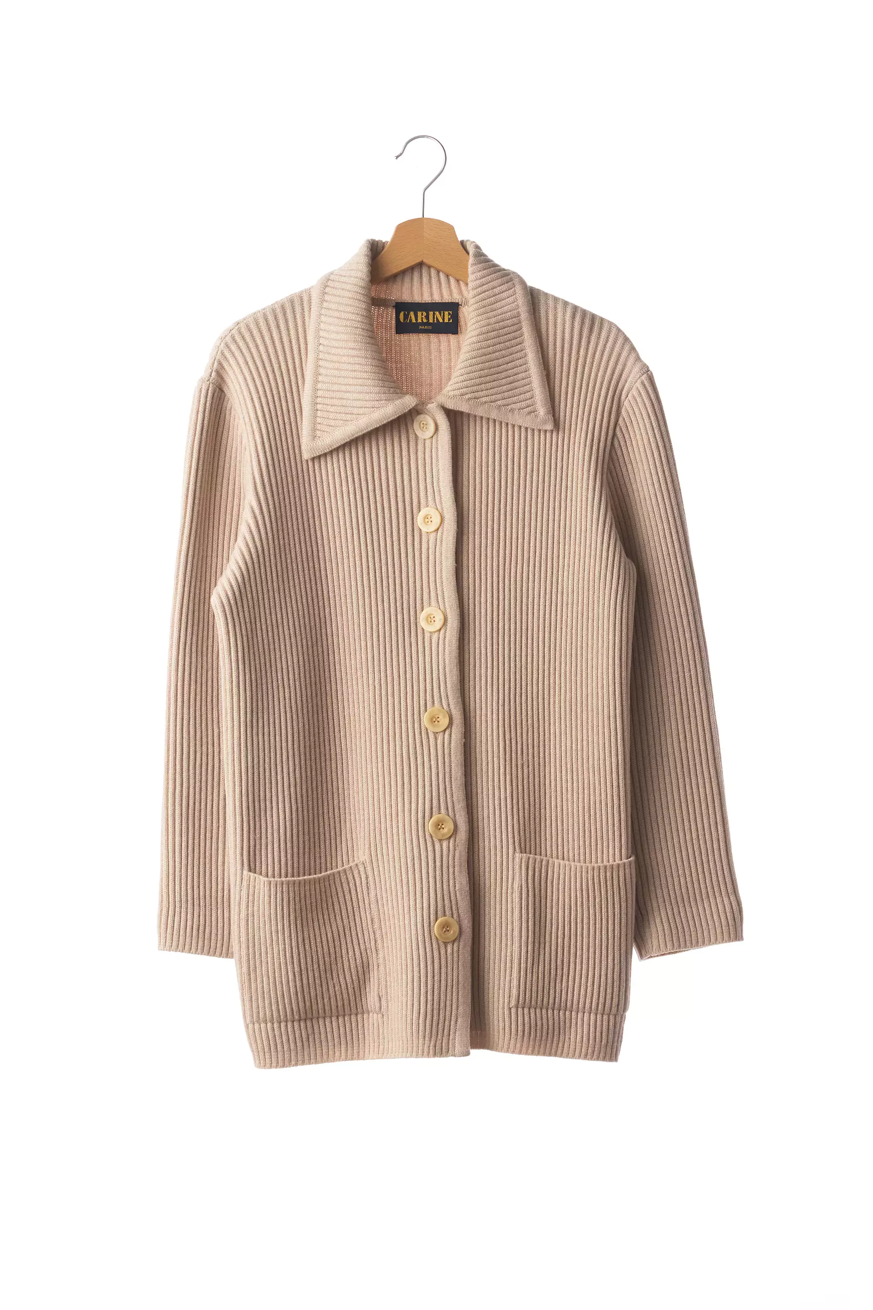 Carine Cardigans Femme couleur beige