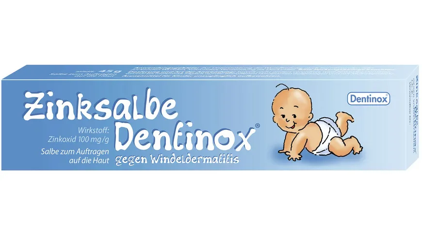 Dentinox Zinksalbe gegen Windeldermatitis 45 g