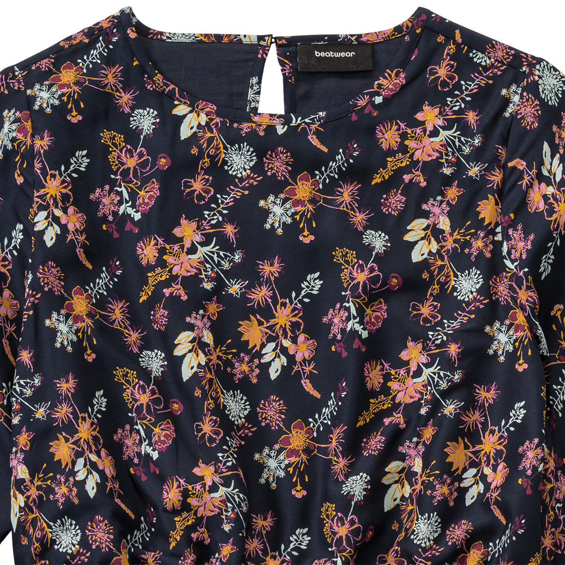 Mädchen Kleid mit floralem Allover-Print